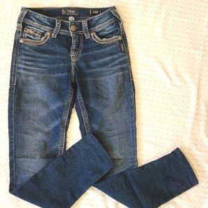 Silver Jeans Suki Midrise Pencil Skinny Joga Jean